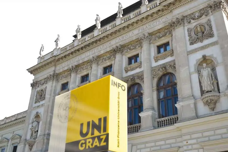 Medizinische Universität Graz von der Außenansicht